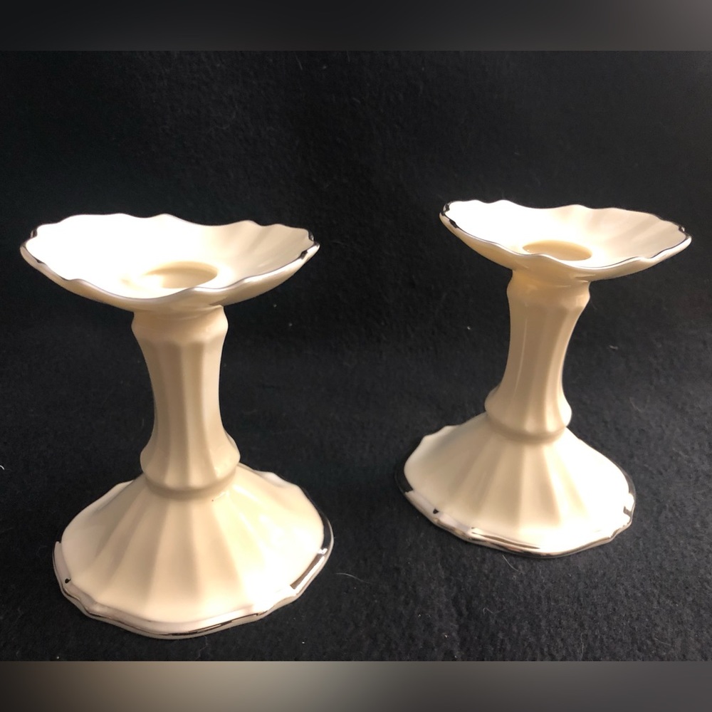Lenox Candlesticks- Symphony Pattern
